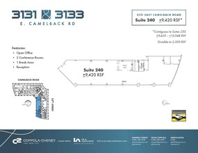 3131 E Camelback Rd, Phoenix, AZ for rent Floor Plan- Image 1 of 1