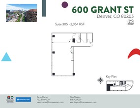 600 Grant St, Denver, CO for rent Site Plan- Image 1 of 2