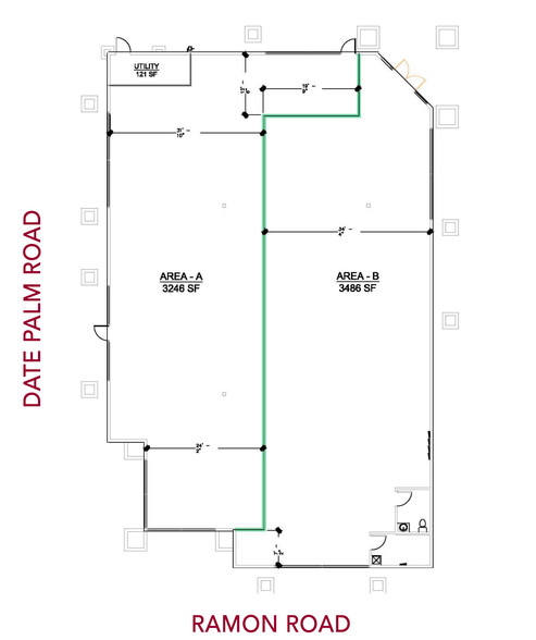 69020 Ramon Rd, Cathedral City, CA for rent - Floor Plan - Image 2 of 5