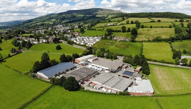 Elvicta Business Park, Crickhowell, POW - AERIAL  map view