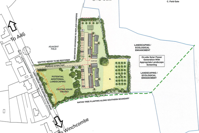 Evesham Rd, Winchcombe for sale - Site Plan - Image 2 of 3