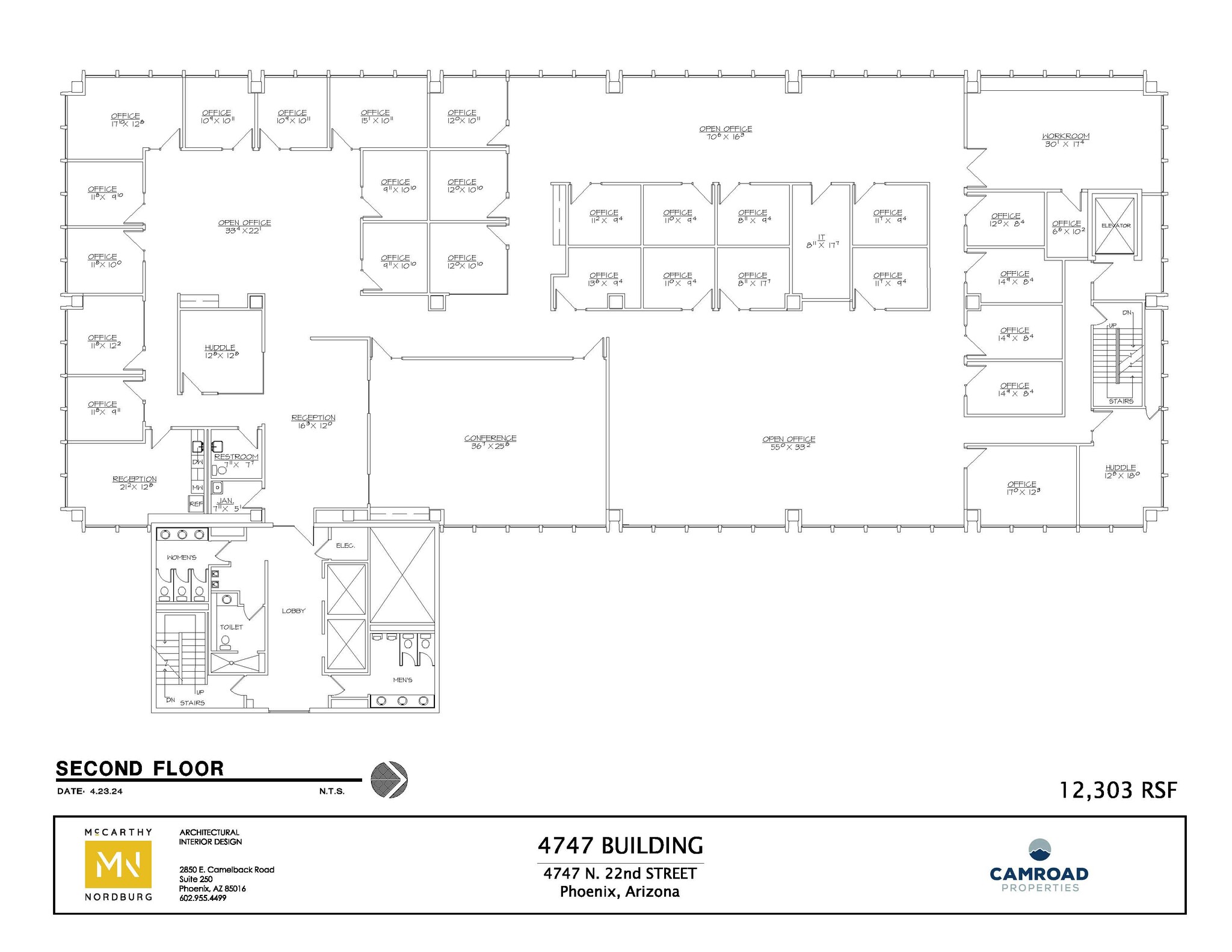 4747 N 22nd St, Phoenix, AZ for rent Floor Plan- Image 1 of 1