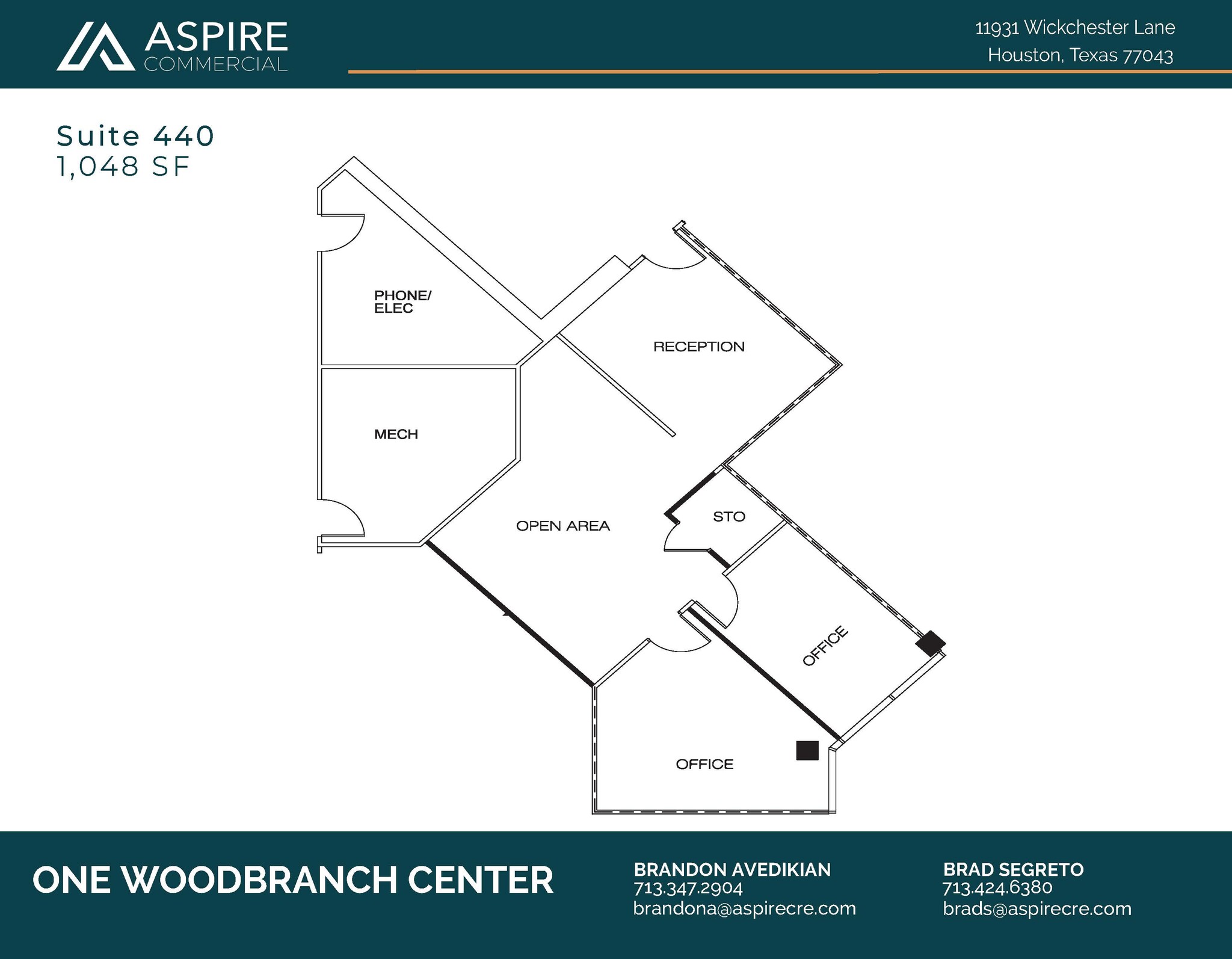 11931 Wickchester Ln, Houston, TX for rent Floor Plan- Image 1 of 2