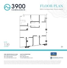 3900 E Camelback Rd, Phoenix, AZ to rent Floor Plan- Image 1 of 2