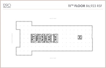 1290 Avenue of the Americas, New York, NY for rent Floor Plan- Image 1 of 2