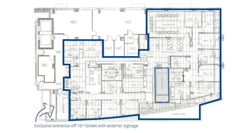 1053 10th Ave SW, Calgary, AB T2R 1E3 - Unit 206 -  - Floor Plan - Image 1 of 1