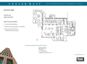 10877 Wilshire Blvd, Los Angeles, CA for rent Site Plan- Image 1 of 1