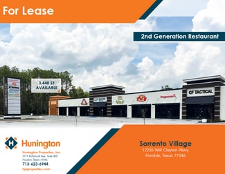 More details for 12235 Will Clayton Blvd, Humble, TX - Retail to Rent