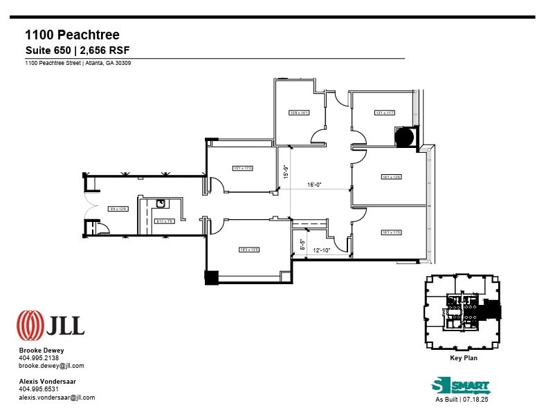 1100 Peachtree St NE, Atlanta, GA to rent Floor Plan- Image 1 of 1