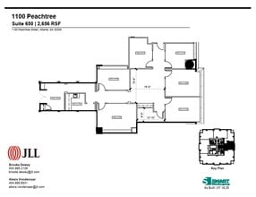 1100 Peachtree St NE, Atlanta, GA to rent Floor Plan- Image 1 of 1
