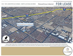 3513-3591 John Peter Lee Ave, North Las Vegas, NV - aerial  map view