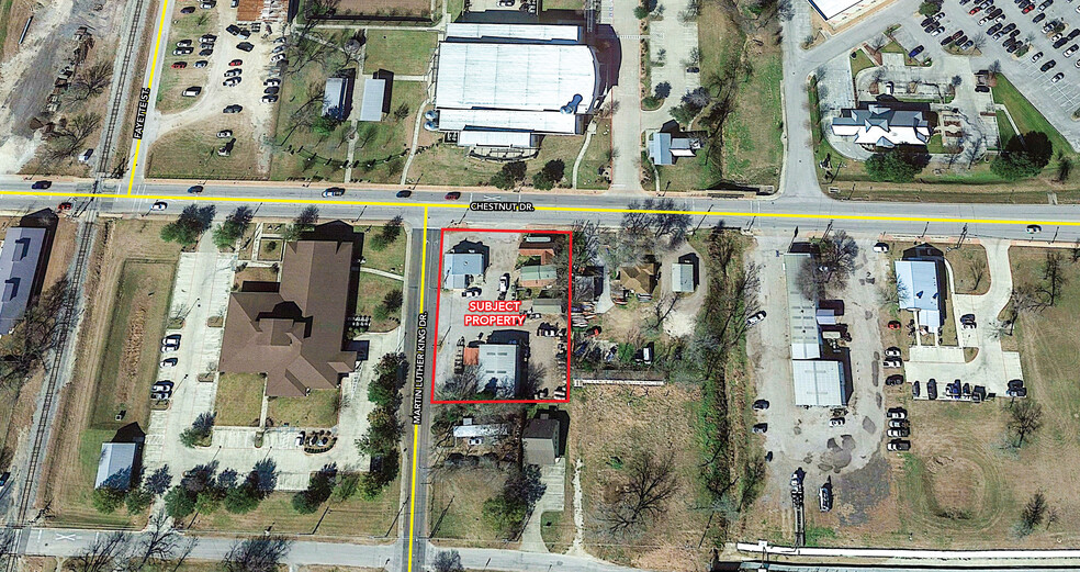 1401 Chestnut St, Bastrop, TX for sale - Aerial - Image 1 of 8