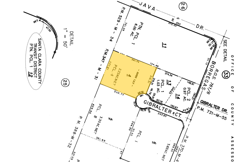 165 Gibraltar Ct, Sunnyvale, CA for rent - Plat Map - Image 2 of 3