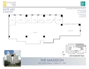 15851 Dallas Pkwy, Addison, TX for rent Floor Plan- Image 1 of 1