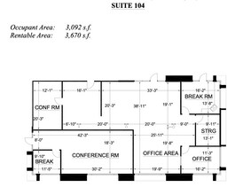 3821 W Charleston Blvd, Las Vegas, NV to rent Floor Plan- Image 1 of 9