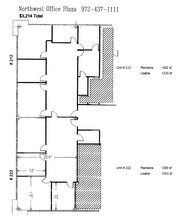 1750 N Collins Blvd, Richardson, TX for rent Floor Plan- Image 1 of 2