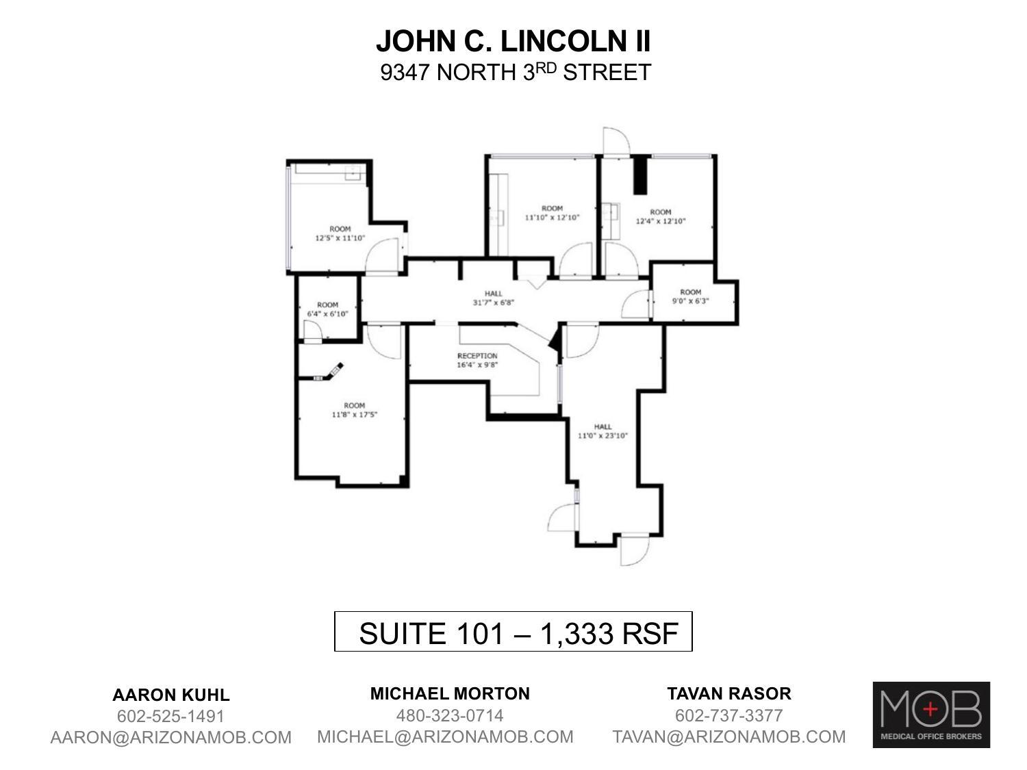 9327 N 3rd St, Phoenix, AZ to rent Floor Plan- Image 1 of 1