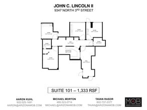 9327 N 3rd St, Phoenix, AZ to rent Floor Plan- Image 1 of 1