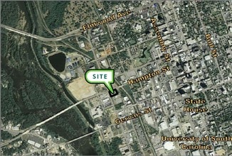 508 Hampton St, Columbia, SC - AERIAL  map view - Image1
