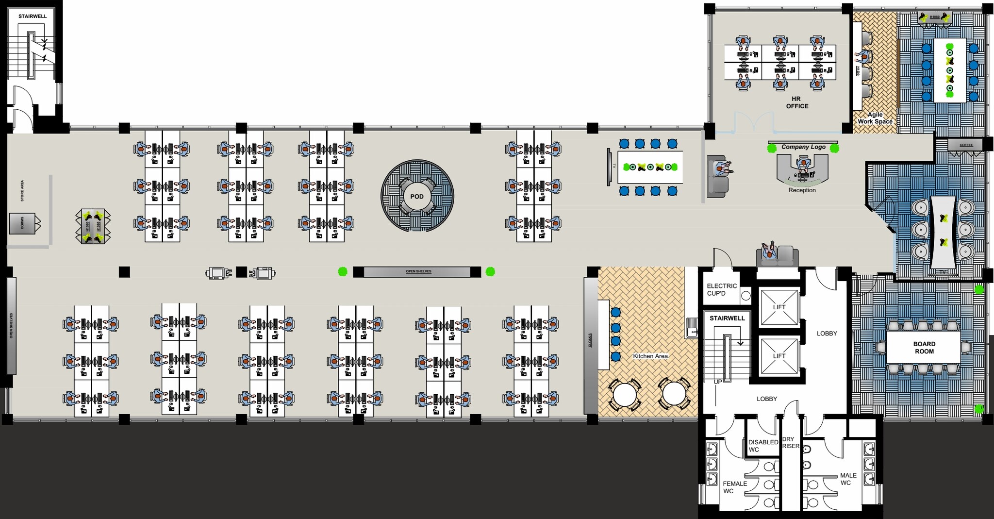 4 Minshull St, Manchester to rent Floor Plan- Image 1 of 3