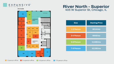 405 W Superior St, Chicago, IL for rent Floor Plan- Image 1 of 5