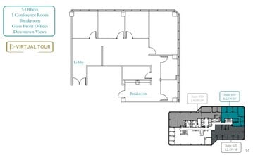 1 Almaden Blvd, San Jose, CA to rent Floor Plan- Image 1 of 1
