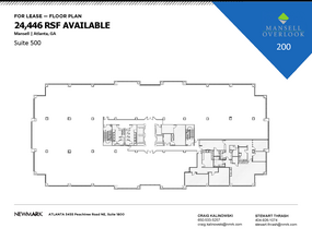 200 Mansell Ct E, Roswell, GA for rent Floor Plan- Image 1 of 3