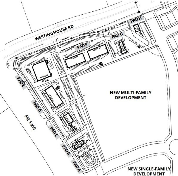 SE Corner Westinghouse Road and FM 1460, Georgetown, TX for rent - Site Plan - Image 3 of 3