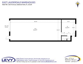 4861-4875 NE 12th Ave, Fort Lauderdale, FL to rent Floor Plan- Image 2 of 7