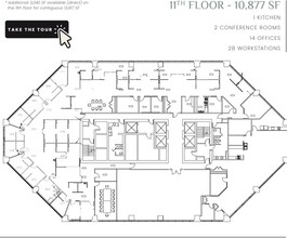 885 W Georgia St, Vancouver, BC for rent Floor Plan- Image 1 of 1