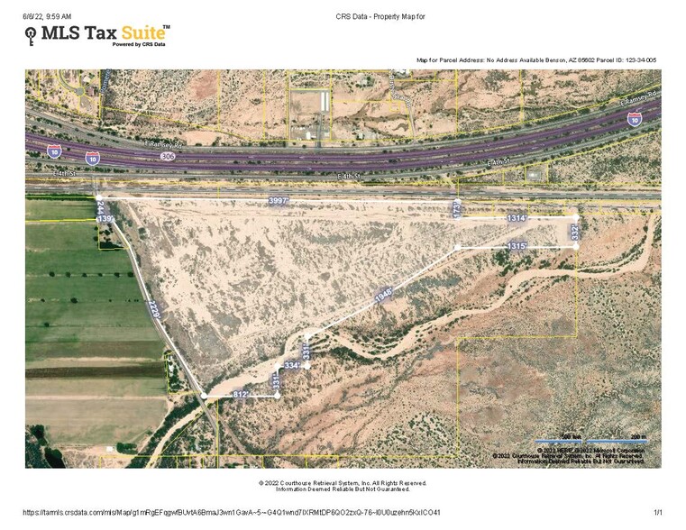 E Benson Airport Road, Benson, AZ for sale - Aerial - Image 1 of 1