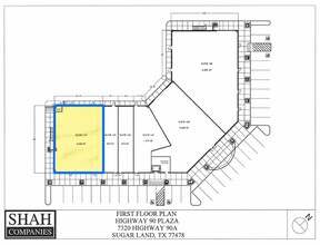 7320 Highway 90A, Sugar Land, TX for rent Site Plan- Image 2 of 3