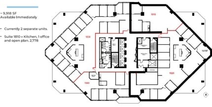 250 2nd St SW, Calgary, AB to rent Floor Plan- Image 1 of 1