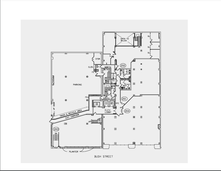 530-540 Bush St, San Francisco, CA for rent - Typical Floor Plan - Image 2 of 3