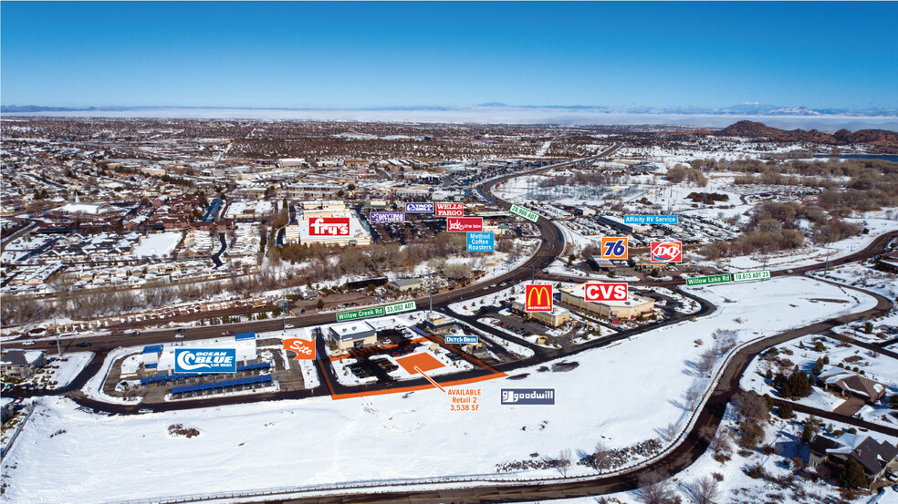 Willow Creek Rd & Willow Lane Rd, Prescott, AZ for rent - Aerial - Image 3 of 6