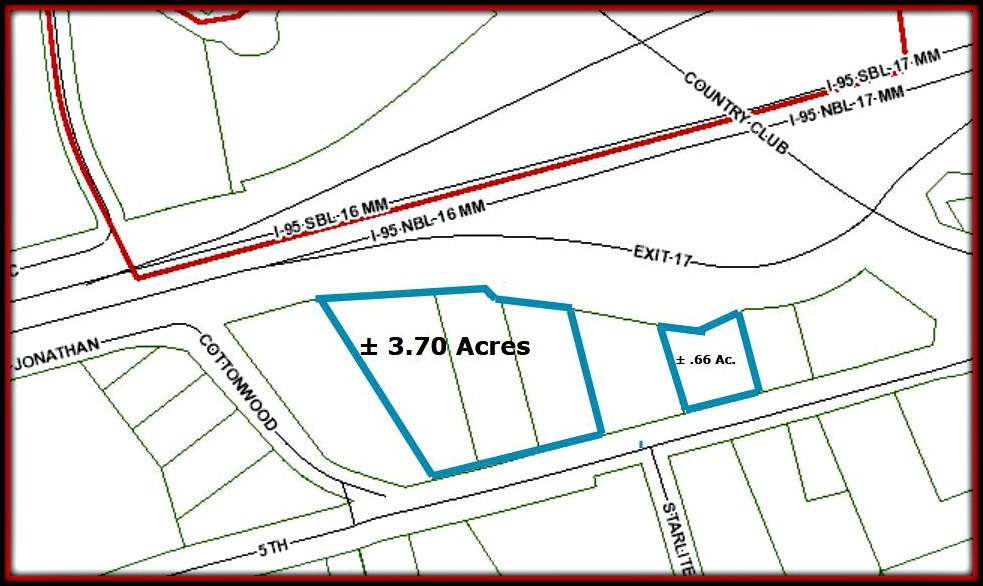 W 5th St, Lumberton, NC for sale - Plat Map - Image 3 of 3