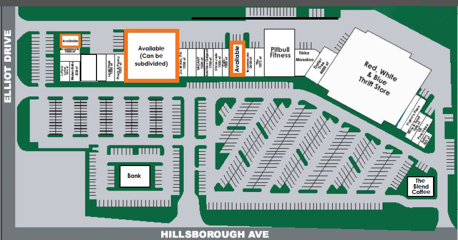 10005-10075 W Hillsborough Ave, Tampa, FL for rent - Site Plan - Image 2 of 9