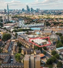 651-657 Old Kent Rd, London, LND - Aerial  map view