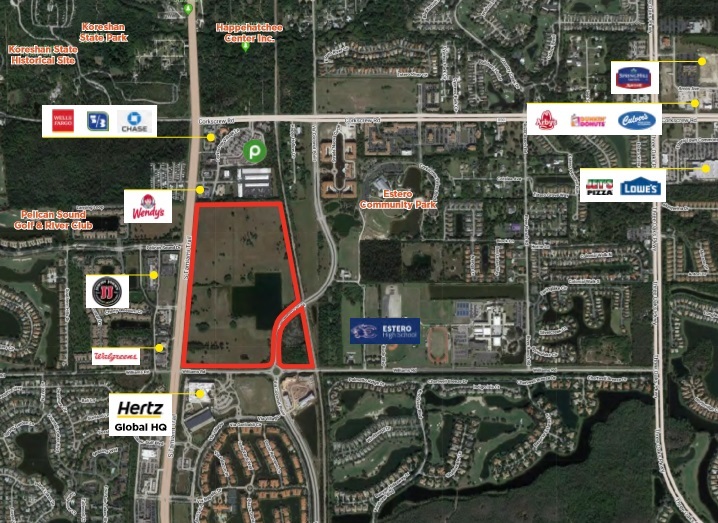 S Tamiami Trl & Williams Rd, Estero, FL for sale - Aerial - Image 1 of 7