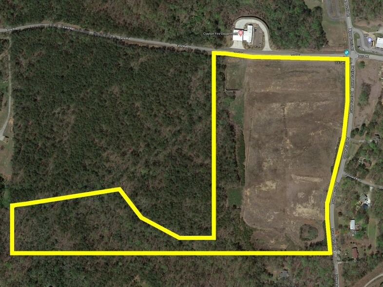 0 Acres Land Rd & Lower Burris Rd, Canton, GA for sale - Aerial - Image 2 of 9