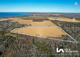 Main St E, Brock, SK - aerial  map view