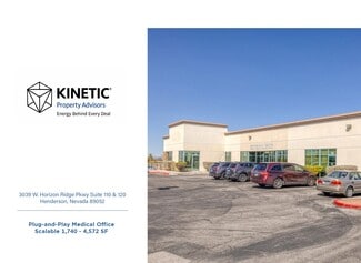 More details for 3039 W Horizon Ridge Pky, Henderson, NV - Office, Office / Medical to Rent