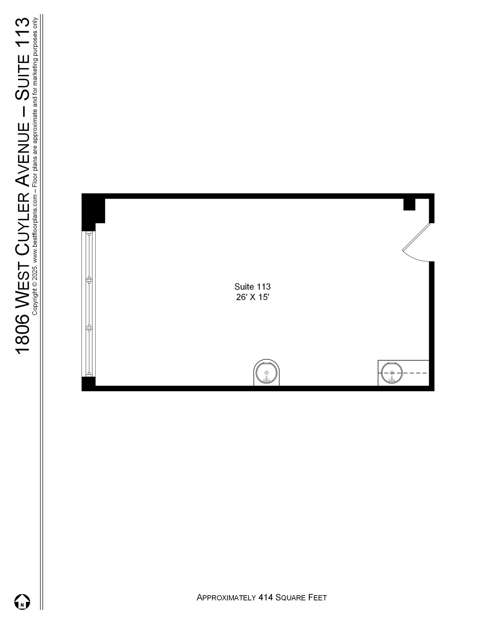 1800-1814 W Cuyler Ave, Chicago, IL to rent Interior Photo- Image 1 of 1