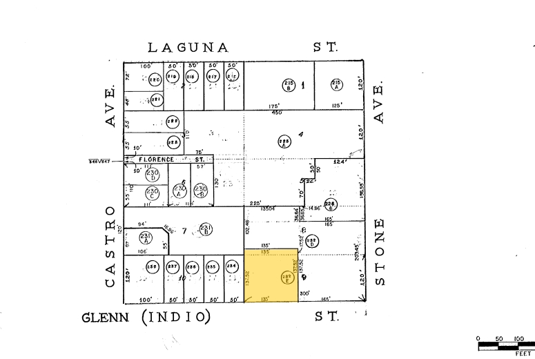 50 W Glenn St, Tucson, AZ for sale - Plat Map - Image 3 of 3