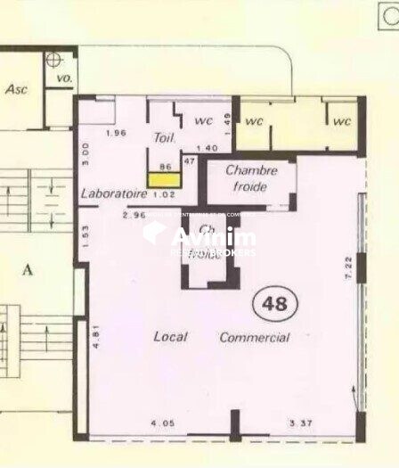 Retail in Paris to rent - Floor Plan - Image 3 of 3