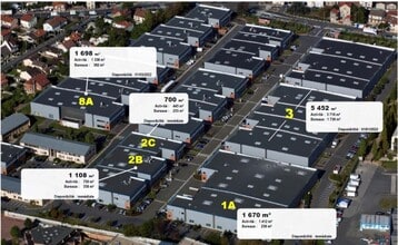 157 Avenue Charles Floquet, Le Blanc-Mesnil, SSD - Aerial  map view