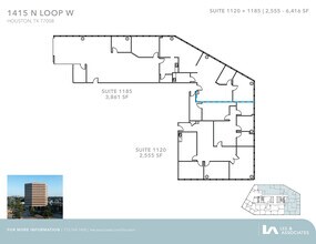 1415 North Loop W, Houston, TX to rent Floor Plan- Image 2 of 3