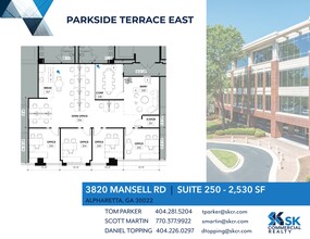 3780 Mansell Rd, Alpharetta, GA for rent Site Plan- Image 1 of 1