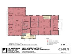 1239 Washington St, Weymouth, MA to rent Site Plan- Image 2 of 2