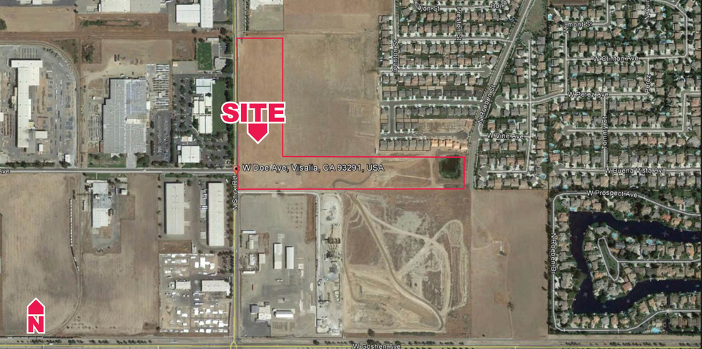 N Shirk Rd, Visalia, CA for sale - Primary Photo - Image 1 of 1